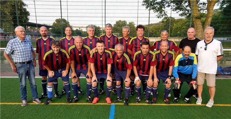 Die siegreiche Mannschaft gegen die AH SG Landskrone. Privat