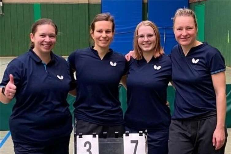 Die siegreiche Mannschaft mit Sahra Macha, Julia Winandi, Katharina Kisner und Julia Krause (von links).  Foto: privat