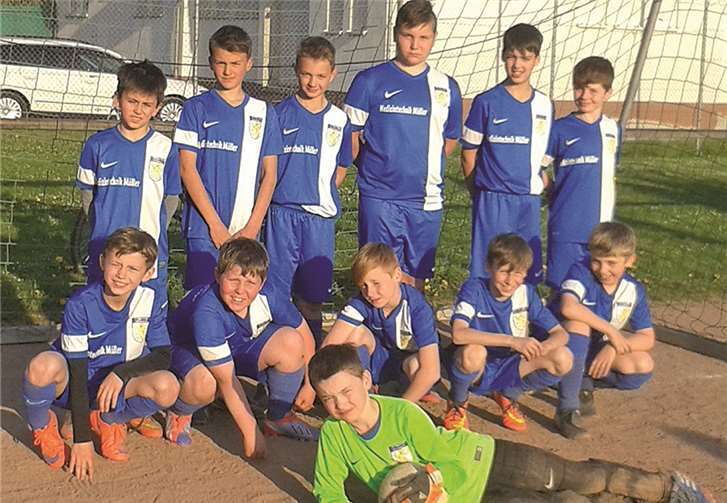 Die siegreiche Sayner E 1-Jugend. privat