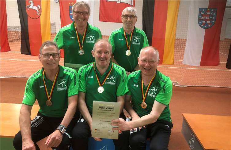 Die siegreichen Kegler aus Münstermaifeld.Foto: privat