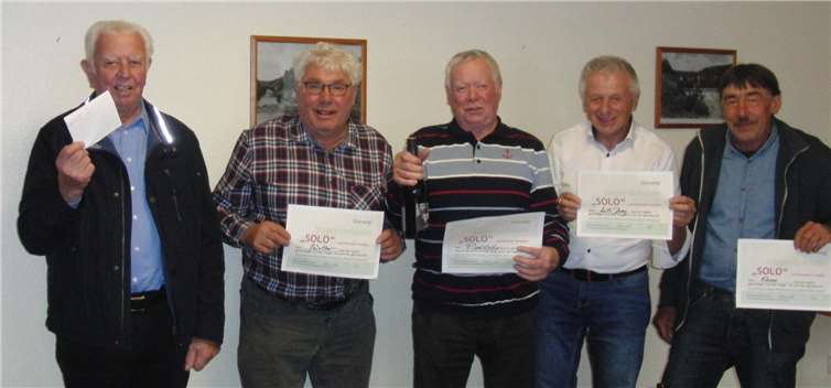 Die siegreichen „SOLO“-Spieler. privat