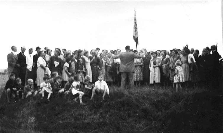 „Die singende Volksgemeinde 1953“.