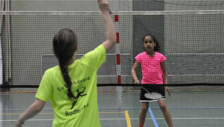 Die spätere Siegerin der Klasse Mädchen U11: Sina Chalgoum (SVE Mendig) in Bereitschaft.privat