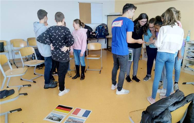 Die spielerische Annäherung an die beiden Länder.Foto: privat