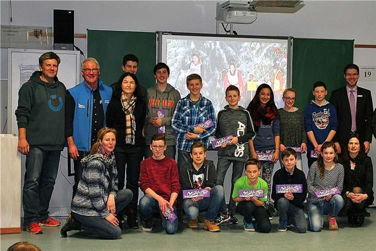 Die sportlich erfolgreichen Schülerinnen und Schüler wurden geehrt.privat