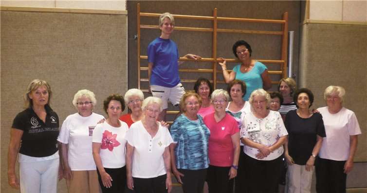 Die sportlichen Seniorinnen hatten Grund zum Feiern.privat