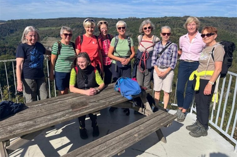 Die sportlichen TGO-Wanderfrauen