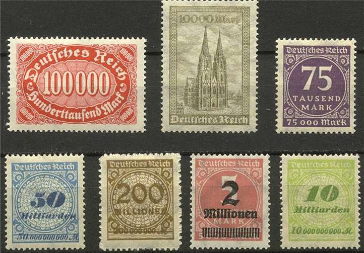 Die ständige Erhöhung des Briefportos und Markenvielfalt ist heute ein recht interessantes Sammlerfeld.