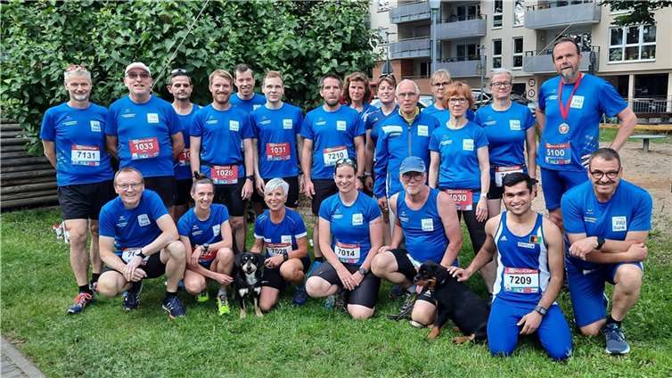 Die starke Gruppe der LG vor dem Start.  Fotos: privat