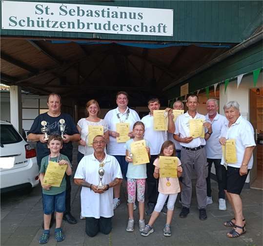 Die stolzen Gewinner der Vereinsmeisterschaft.  Foto: privat