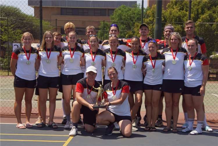 Die stolzen Weltmeister Foto: DTB