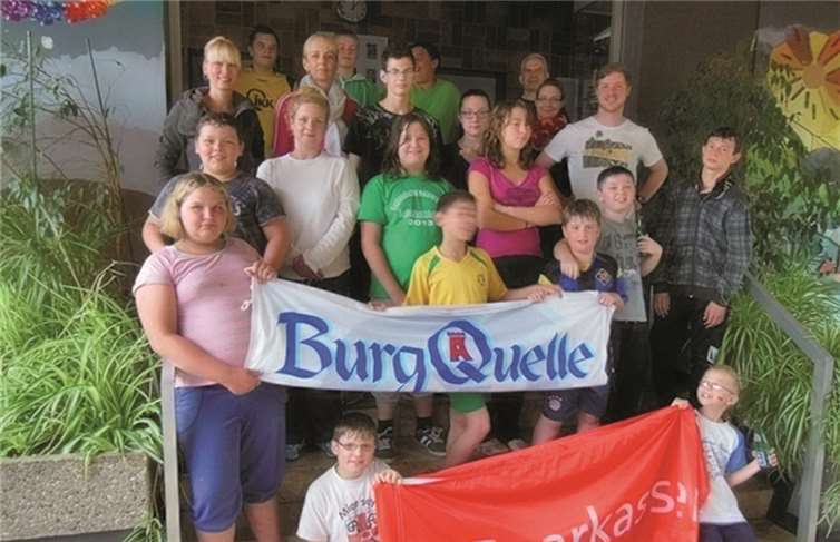 Die stolzen Wettkämpfer der Anne-Frank-Schule. Privat