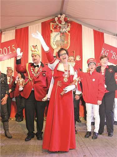 Die strahlende neue Karnevalsprinzessin von Walporzheim: Andrea II.