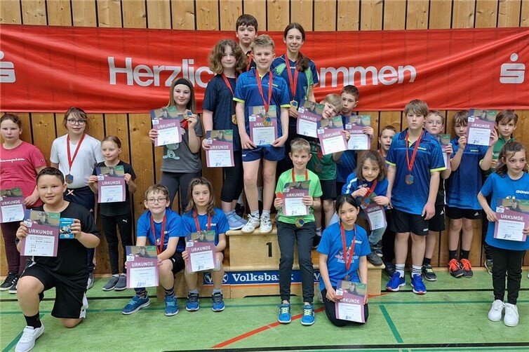 Die strahlenden Teilnehmer