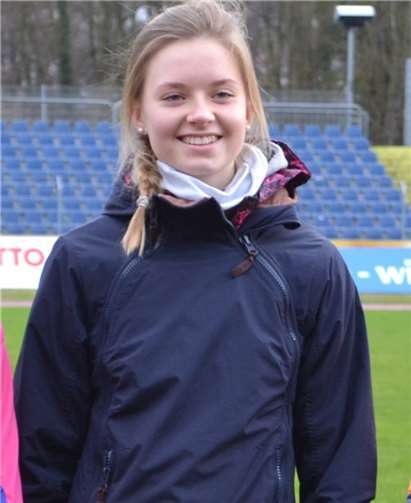 Die talentierte Hochspringerin Josefine Feiden. privat