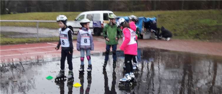 Die teilnehmenden Kinder während des Wettkampfs.Foto: privat