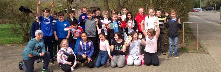 Die teilnehmenden Schüler und Schülerinnen der Realschule plus Adenau. 