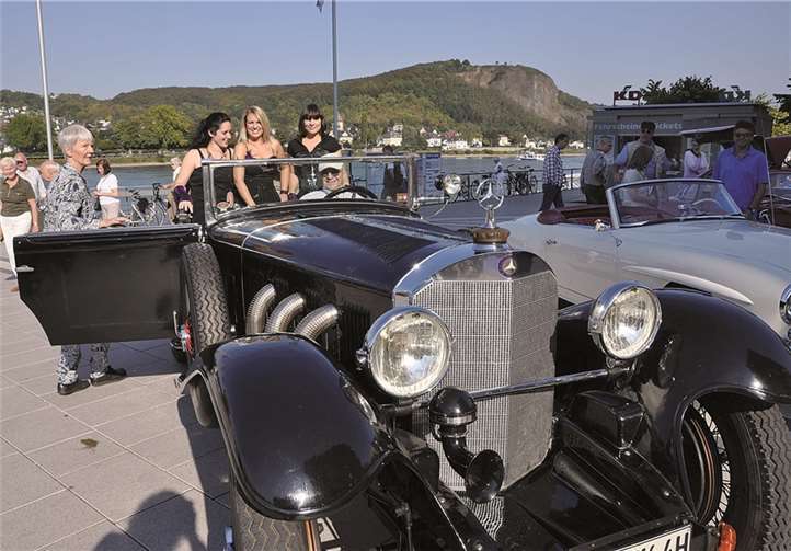 Die tollsten Boliden waren bei der letzten Rudolf-Caracciola-Gedenkfahrt auf der Rheinpromenade zu bewundern. RCC