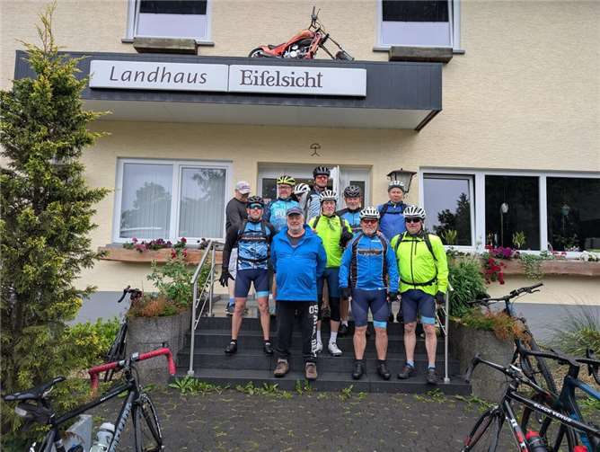 Die traditionelle viertägige Tour der Radsportabteilung des TV Kärlich führte in diesem Jahr in den Nationalpark Nordeifel an der belgischen Grenze. Foto: privat