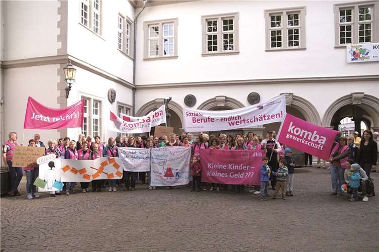 Die unbefristeten Streikmaßnahmen im Sozial- und Erziehungsdienst waren auch in der Rhein-Mosel-Stadt allgegenwärtig.