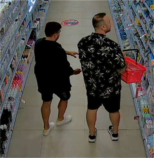 Die unbekannten Täter. Foto: Polizei RLP