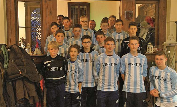 Die ungeschlagene C-Jugend erhielt eine besondere Ehrung. privat