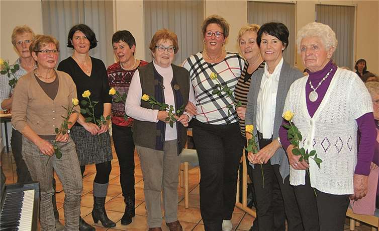 Die verdienstvollsten Frauen der KfD wurden geehrt. privat