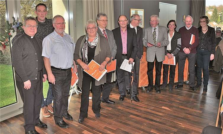 Die verdienten Jubilare wurden geehrt. privat