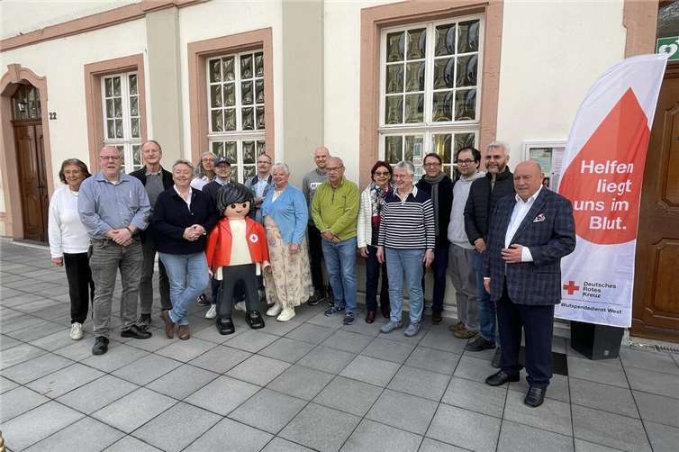 Die verdienten Spenderinnen und Spender. Quelle: DRK-Kreisverband Koblenz