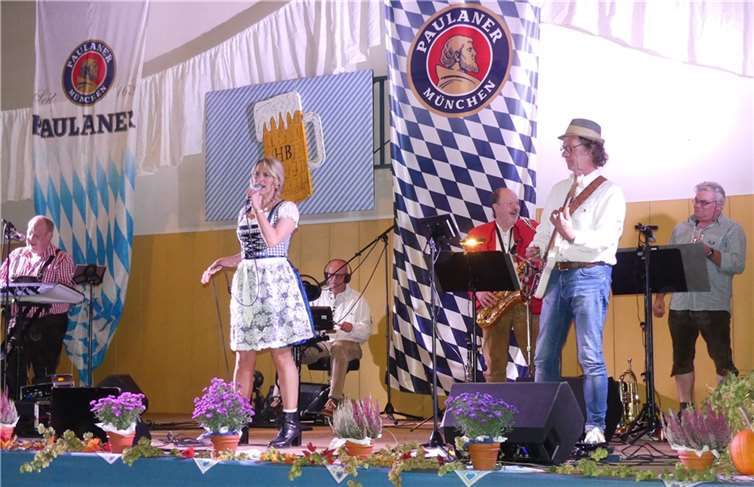 Die versierten Akteure der Stimmungsband „Noble Krainer“ sorgten für tolle Musikunterhaltung.