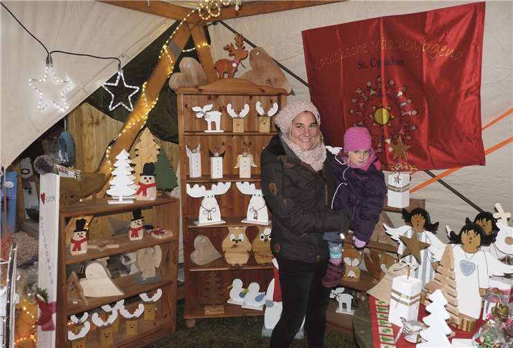 Die vielen selber gebastelten Geschenkideen begeisterten Jung und Alt.