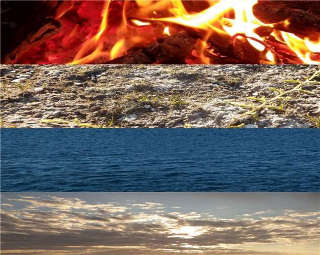 Die vier Elemente Feuer, Erde, Wasser und Luft sind Thema der Ausstellung im Alten Arresthaus in Mayen. privat