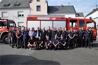 Großübung der Feuerwehren Kehrig und Umgebung zur Menschenrettung und Brandbekämpfung