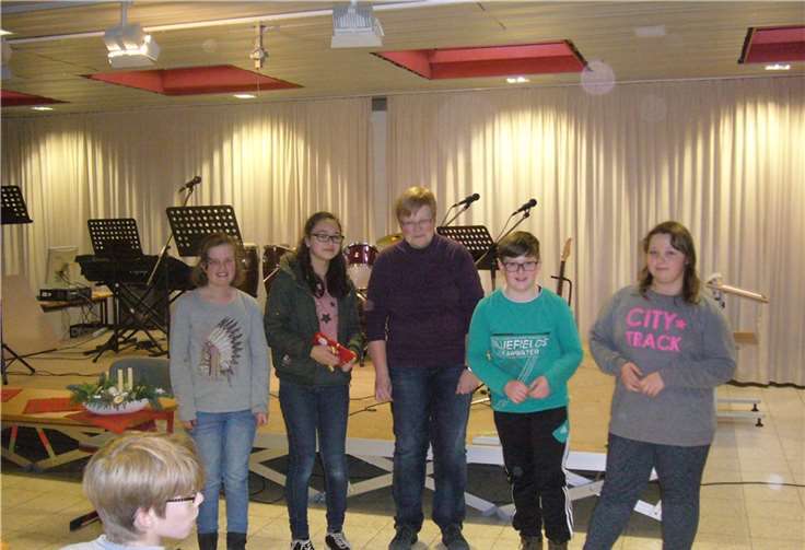 Die vier Klassenbesten der sechsten Klassen traten gegeneinander an. privat