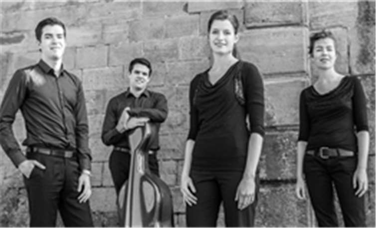 Die vier jungen Musiker sind wieder zu Gast in der Matthiaskapelle Kobern-Gondorf. privat