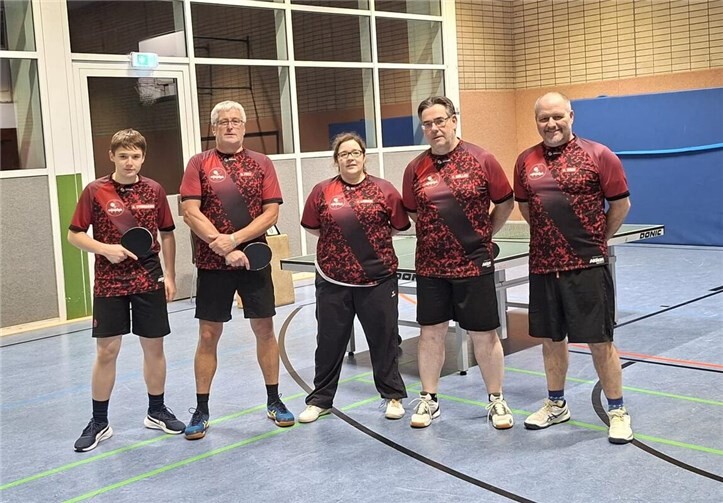 Die vierte Mannschaft. Foto: TTV Oberwinter