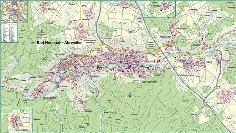 Die vorläufige Plan-Übersicht mit den bisher vorgesehenen Messstellen im Stadtgebiet .
