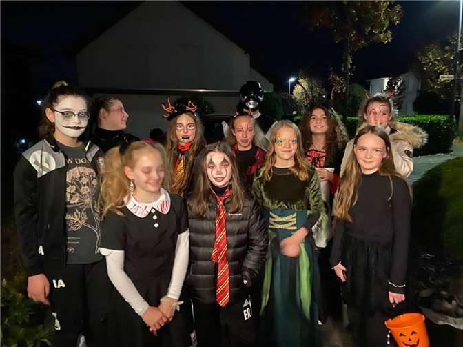 Die wD-Jugend bei ihrer Halloweenparty.Foto: privat