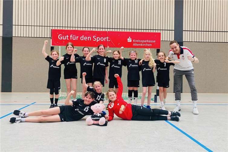 Die wE1 bleibt ungeschlagen – 26:17-Erfolg beim VfL Hamm sichert Titel.  Foto: JSG Welling/Bassenheim