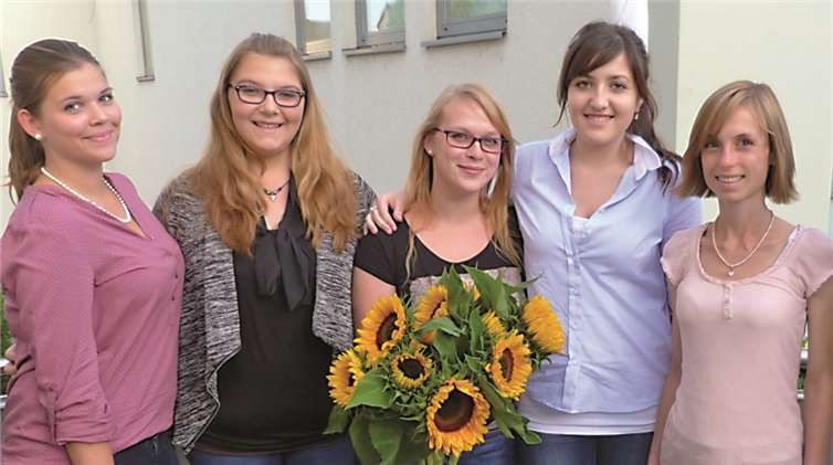 Die wahrscheinlich jüngste Frauen Union Deutschlands (v.li.): Alina Massner, Carina Peitz, Jessica Bresser, Jewgenia Weiss und Felicitas Klein. privat