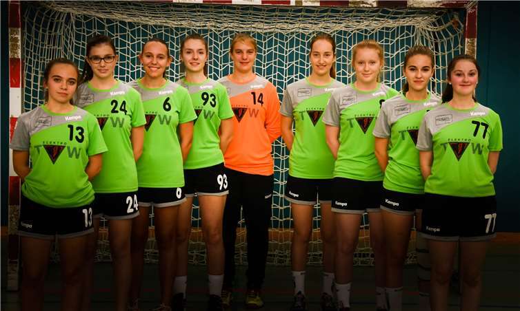 Die weibliche B-Jugend 2018/19 des TuS Grün-Weiß Mendig Abteilung Handball. privat