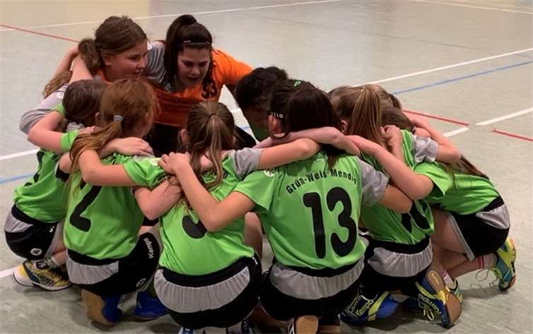 Die weibliche D-Jugend des TuS Grün-Weiß Mendig.Foto: privat