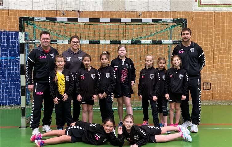 Die weibliche E-Jugend des TV Moselweiß verschlief den Start.Foto: privat