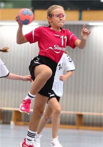 Die weibliche E-Jugend zeigte eine starke Leistung.Foto: privat