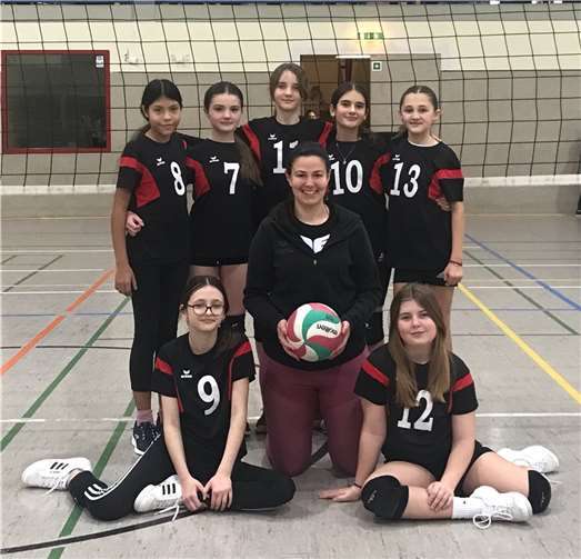 Die weibliche U14.  Quelle: LAF Sinzig