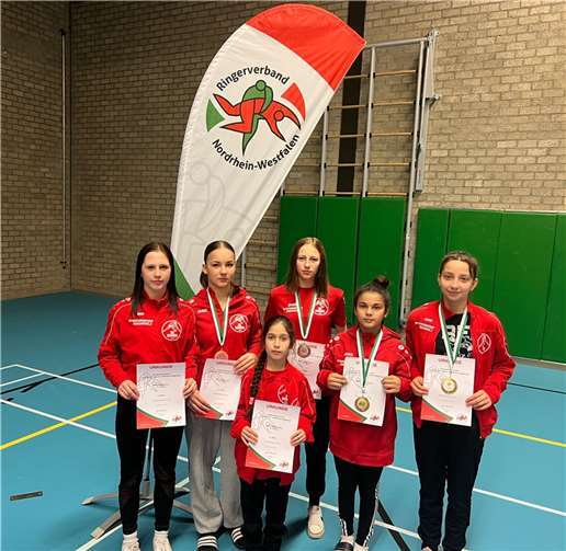 Die weiblichen Ringerinnen konnten ihr Können zeigen.  Foto: privat
