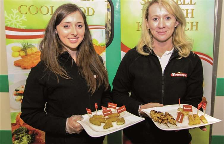 Die weiteste Anfahrt, aus Oberöstereich, hatten die Vertreterinnen dieses Lieferanten.