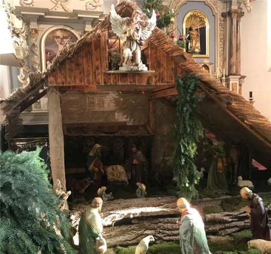 Die wichtigste Krippenfigur ist und bleibt das Jesuskind, das auch in der Krippe in der Willibrorduskirche einen Platz im Zenrum erhält. Foto: privat