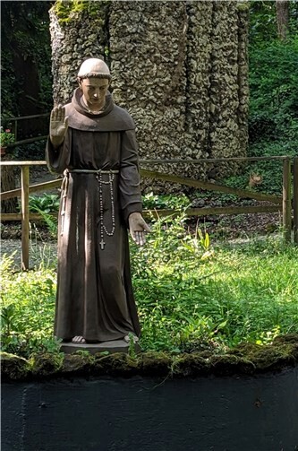 Die wieder instand gesetzte Figur.