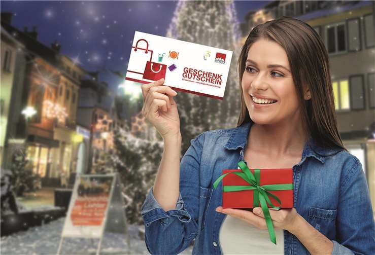 Die willkommene Geschenkidee zu Weihnachten für viele Möglichkeiten in Sinzig.Foto: Aktivgemeinschaft Sinzig